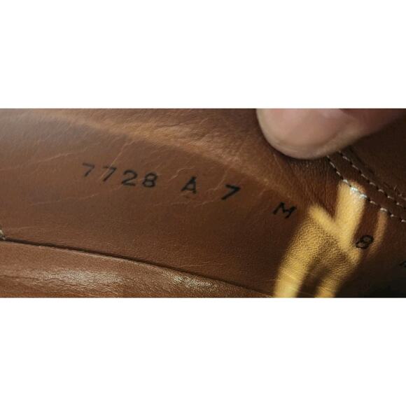 Foster Rainey Alligator Dress Shoes Brown Leather Size US 7 M Spain EUC main image 6